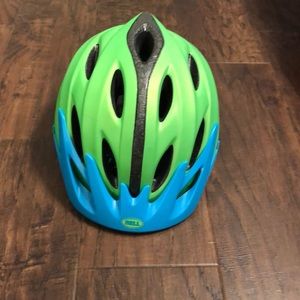 Boys helmet and pads